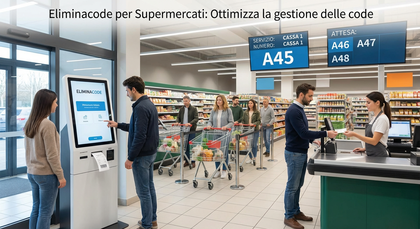 Eliminacode nei supermercati